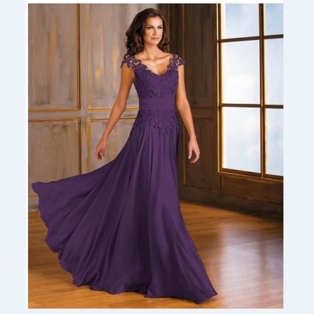 Jade by Jasmine eggplant Sz 6 Evening Gown
